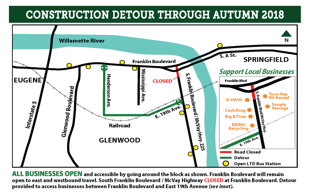 FranklinFLYER_DetourMap_42017(1)[2]_Page_1 Oregon RV Rentals RV